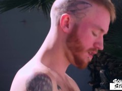 'Inked Jock Raw Bred After Masturbation'
