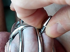 Sensual exploration of virginity with intimate urethral drill action and a mesmerizing slow-motion cumshot