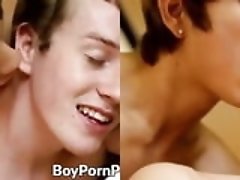Blonde twinks gets ass fucked by a cock craving vampire