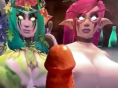 Night Elf fucksluts beg For jizm (World of Warcraft)