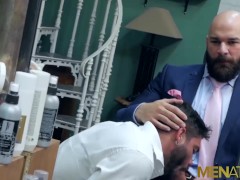 'Men In Suits Fuck After Mutual Blowjob'