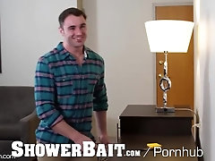 'ShowerBait Several Hung Guys Get Shower Blowjobs'