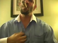Cigar in Dress Clothes