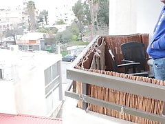 BUTT OUT ON THE BALCONY