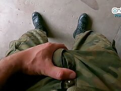 Polish soldier and his bulge
