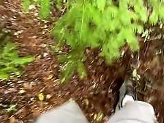 'On a hike, I had to piss.  Cock out, hard cock, pissing, stroking, moaning, and cumshot! Cum for me!'