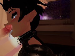 'Cute femboy teases and sucks in VR'